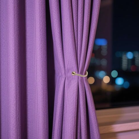 2 Pcs Curtain Holdbacks, Curtain Tiebacks Wall Mounted Curtains Hooks Drapery Tie Backs with Screws U Shaped Curtains Pull Backs for Bedroom, Living Room, Office Drapes (Antique Bronze) in Kuwait