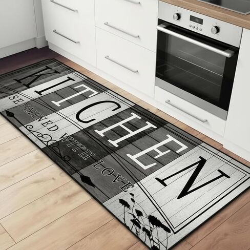 1pc Rectangular Striped Carpet | Machine Washable, Lightweight Hallway Mat for Kitchen, Dining Room, and Entryway, Polyester, Unnapped Woven Fabric, Ideal for Easter, St. Patrick's Day in Kuwait