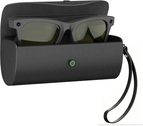 Charging Case for Meta Ray-Ban Glasses - 3500mAh Rechargeable Travel Charger for Wayfarer, Skyler, Headliner & Oakley in Saudi Arabia