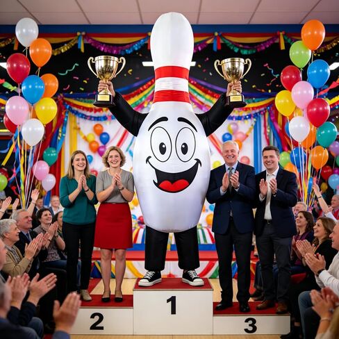 Inflatable Bowling Costume Mascot Blow up Suit for Adults Fun Valentines Christmas Halloween Party Cosplay Fancy Dress in Saudi Arabia