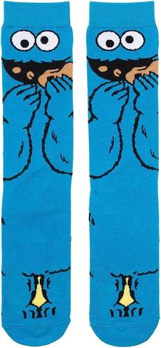 TCB Creations Cookie Lover Cartoon Monster 360-Degree Graphic Print Crew Socks in Saudi Arabia