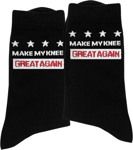 "Make My Knee Great Again Knee Recovery Socks - Funny Support Gift for Surgery Patients & Athletes.(110) in Saudi Arabia