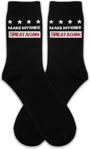 "Make My Knee Great Again Knee Recovery Socks - Funny Support Gift for Surgery Patients & Athletes.(110) in Saudi Arabia