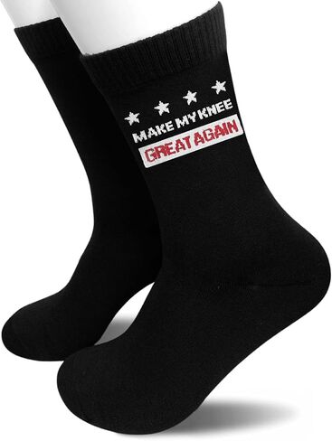 "Make My Knee Great Again Knee Recovery Socks - Funny Support Gift for Surgery Patients & Athletes.(110) in Saudi Arabia