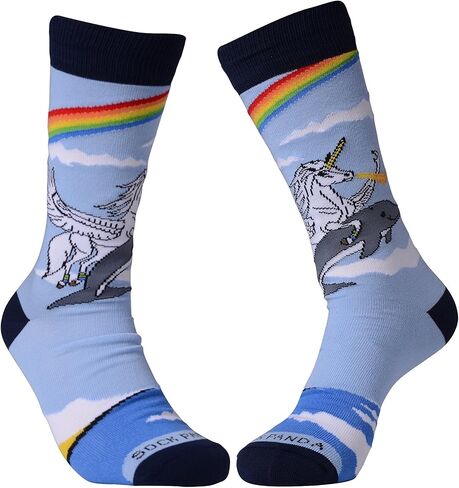 Sock Panda Unicorn Riding a Dolphin from the (Adult Large) in Saudi Arabia