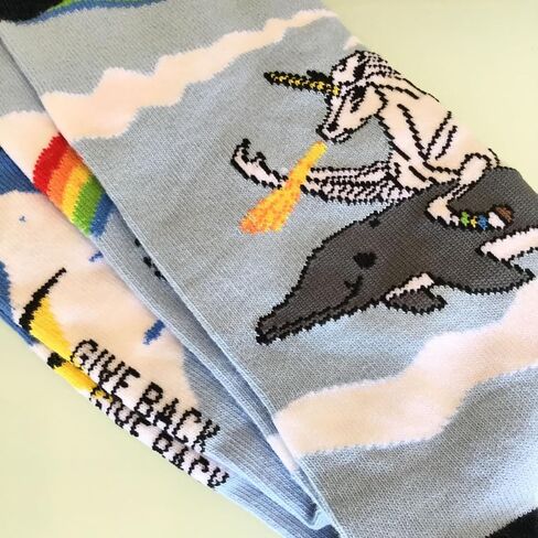 Sock Panda Unicorn Riding a Dolphin from the (Adult Large) in Saudi Arabia