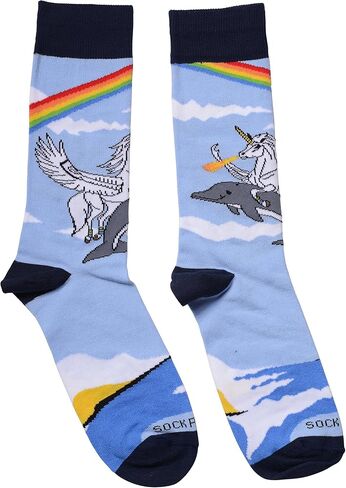 Sock Panda Unicorn Riding a Dolphin from the (Adult Large) in Saudi Arabia
