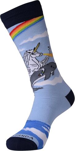 Sock Panda Unicorn Riding a Dolphin from the (Adult Large) in Saudi Arabia