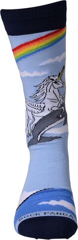 Sock Panda Unicorn Riding a Dolphin from the (Adult Large) in Saudi Arabia