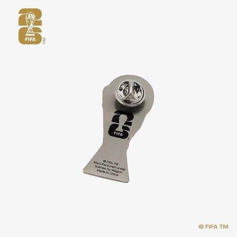 Official 2026 FIFA World Cup Edition - 45mm 2D Trophy Pin - Timeless Collector’s Item - Premium Aluminum Alloy - Built to Last - Perfect for any Clothing, Hats, Bags, and Displays in Saudi Arabia