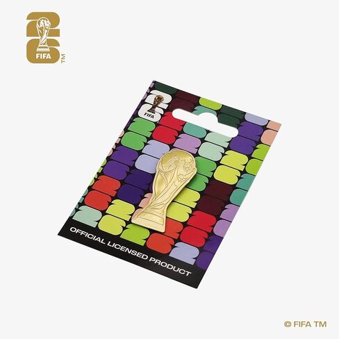Official 2026 FIFA World Cup Edition - 45mm 2D Trophy Pin - Timeless Collector’s Item - Premium Aluminum Alloy - Built to Last - Perfect for any Clothing, Hats, Bags, and Displays in Saudi Arabia