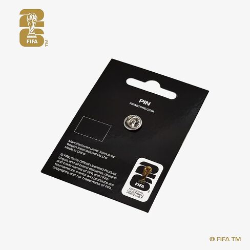 Official 2026 FIFA World Cup Edition - 45mm 2D Trophy Pin - Timeless Collector’s Item - Premium Aluminum Alloy - Built to Last - Perfect for any Clothing, Hats, Bags, and Displays in Saudi Arabia
