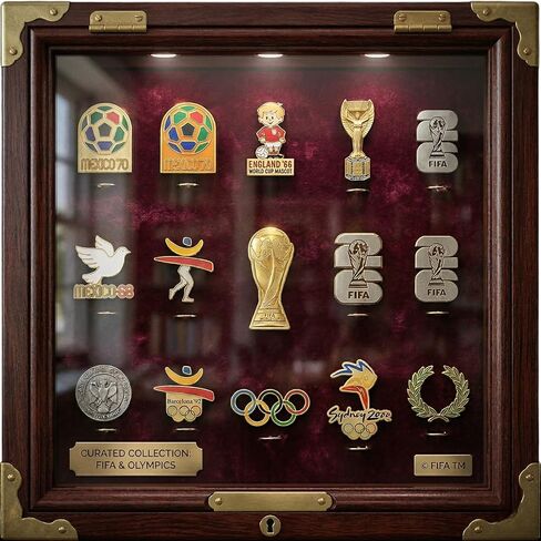 Official 2026 FIFA World Cup Edition - 45mm 2D Trophy Pin - Timeless Collector’s Item - Premium Aluminum Alloy - Built to Last - Perfect for any Clothing, Hats, Bags, and Displays in Saudi Arabia