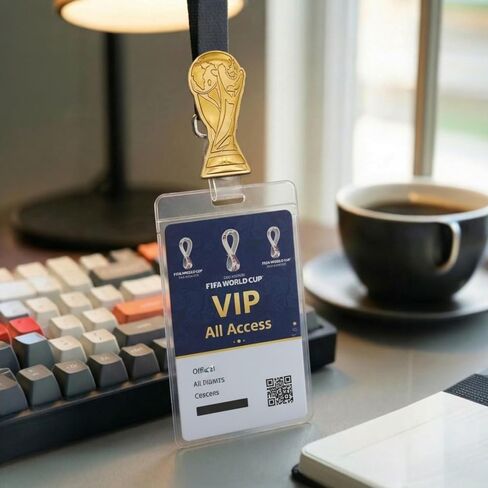 Official 2026 FIFA World Cup Edition - 45mm 2D Trophy Pin - Timeless Collector’s Item - Premium Aluminum Alloy - Built to Last - Perfect for any Clothing, Hats, Bags, and Displays in Saudi Arabia