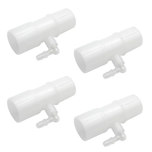 4-Pack LifeSource Oxygen Enrichment Adapter – Medical Grade Universal CPAP Tube Connector for Heated & Non-Heated Tubing, Oxygen Port Connector Compatible with Standard CPAP Hoses in Saudi Arabia