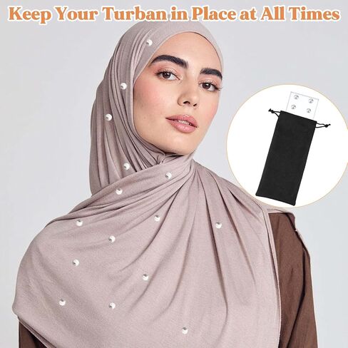 Thinp Bridal Veil Weights for Wedding Veil, 12 Pairs Magnetic Pearl Veil Weights for Securing Long Veils Outdoor Wedding Must Haves Bachelorette Party Accessories Gifts for Brides (White) in Saudi Arabia