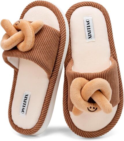 XIXITIAO Cute House Slippers for Women Men Indoor Cozy Memory Foam Slip On Open Toe Slippers Funny Comfy Cartoon Slippers in Saudi Arabia