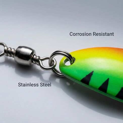 Fishing Lure Bracelet for Men Women, Adjustable Handmade Fisherman Bracelet Jewelry with Spoon Lure and Swivels, Anglers and Outdoor Lovers Gifts in Kuwait
