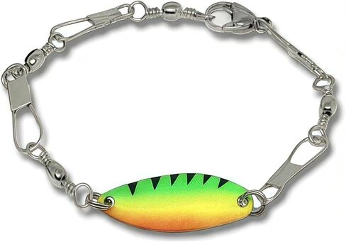 Fishing Lure Bracelet for Men Women, Adjustable Handmade Fisherman Bracelet Jewelry with Spoon Lure and Swivels, Anglers and Outdoor Lovers Gifts in Kuwait