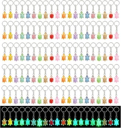 Mini Turtle Keychain Bulk Set, Beach Themed Decor, Handbag Charms, Backpack Accessories, and Ocean Themed Ideas Gifts in Kuwait