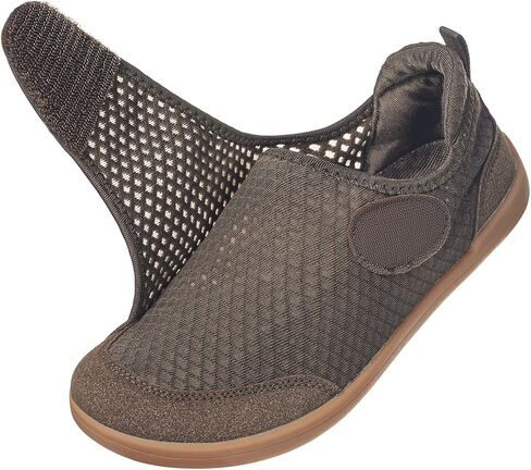 Sisttke Diabetic Shoes for Women Wide Width Diabetic Slippers with Arch Support Cozy Orthopedic Swollen Feet Shoes Breathable Barefoot House Slippers for Arthritis Edema,Coffee,9 Wide Women in Saudi Arabia