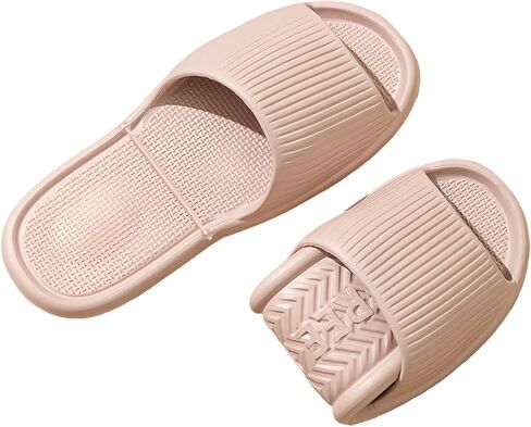 Foldable Travel Slippers for Women Men Packable Portable Shower Slides Lightweight Non Slip Open Toe Bathroom Quick Dry Hotel Spa Dorm Beach Pool Outdoor Business Trip Easy Storage Carry Pouch in Saudi Arabia