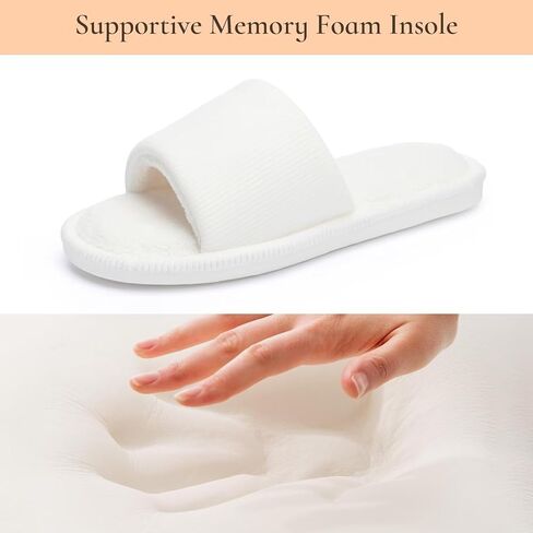 Open-toe Ladies House Slippers for Women Memory Foam in Saudi Arabia