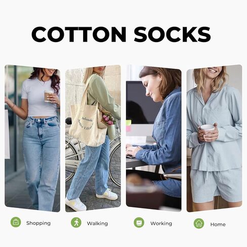 JINGRULIU 100% Cotton Thin Socks For Women Cute Ruffle Crew Socks Breathable Cool Girls Novelty Ankle Socks 6 Pairs in Saudi Arabia