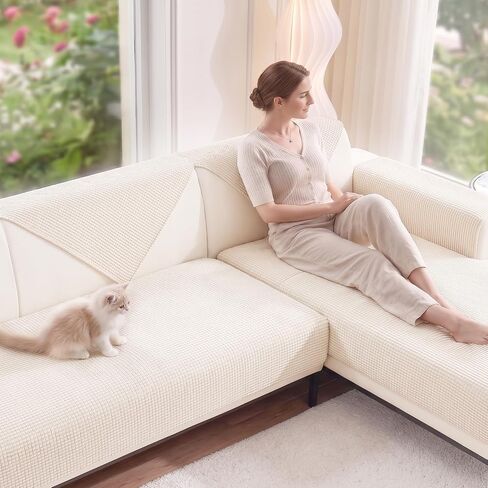 Wear & Tear Resistant Washable Couch Covers for Sectional Sofa, Soft Non-Slip Sofa Cover Pet Friendly, Light Portable Slipcovers for 3-Cushion Couch, Deep Gray, 36"×83", 1pcs in Saudi Arabia