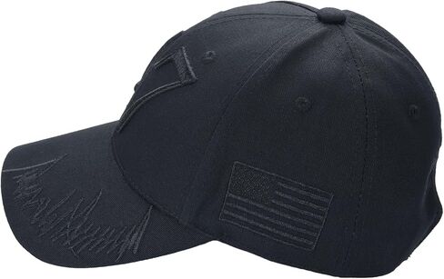 Dark Trump “47" Cap – President Trump Embroidered Cotton Twill Hat in Saudi Arabia