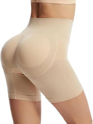 Padded Underwear for Women Butt Lifter Seamless Booty Pads Butt Enhancer Panties Lace Shapewear Boyshorts in Saudi Arabia