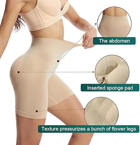 Padded Underwear for Women Butt Lifter Seamless Booty Pads Butt Enhancer Panties Lace Shapewear Boyshorts in Saudi Arabia