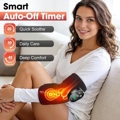 Cordless Elbow Heating Pad, Elbow Massager with Heat, Heating Pad for Arm with Vibration Massage for Cubital Tunnel and Tennis Elbow Pain Relief, Wearable Wrap for Hand, Arm, Elbow in Saudi Arabia