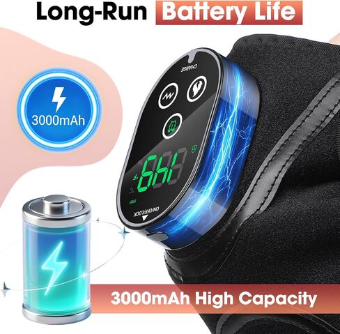 Cordless Elbow Heating Pad, Elbow Massager with Heat, Heating Pad for Arm with Vibration Massage for Cubital Tunnel and Tennis Elbow Pain Relief, Wearable Wrap for Hand, Arm, Elbow in Saudi Arabia