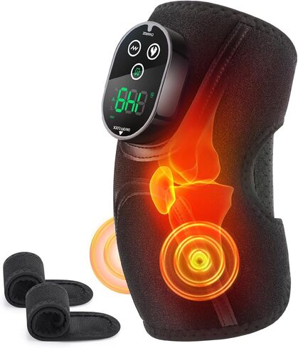 Cordless Elbow Heating Pad, Elbow Massager with Heat, Heating Pad for Arm with Vibration Massage for Cubital Tunnel and Tennis Elbow Pain Relief, Wearable Wrap for Hand, Arm, Elbow in Saudi Arabia