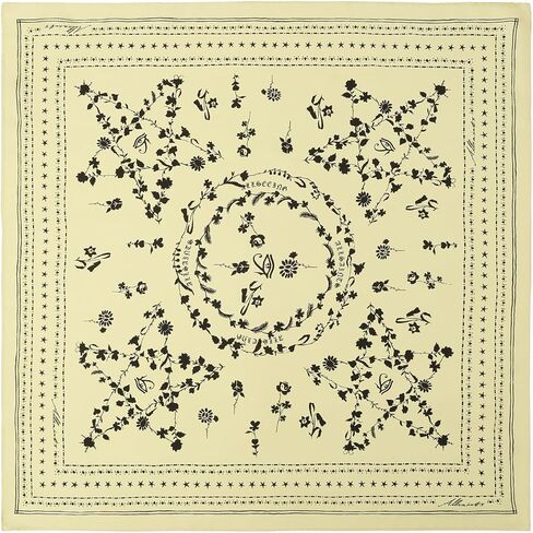 منديل حريري Fleur De Lis للسيدات من AllSaints، إكسسوار أنيق وخفيف الوزن in Kuwait