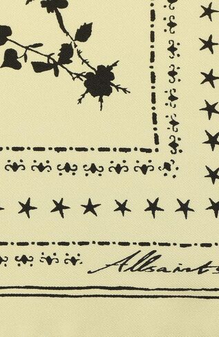 منديل حريري Fleur De Lis للسيدات من AllSaints، إكسسوار أنيق وخفيف الوزن in Kuwait