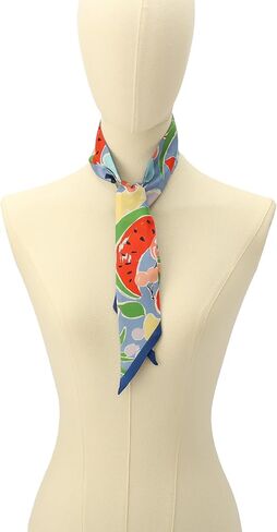 kate spade new york Women's Summer Fruit Silk Skinny Scarf, Stylish & Lightweight Accessory, Everyday Wear in Kuwait