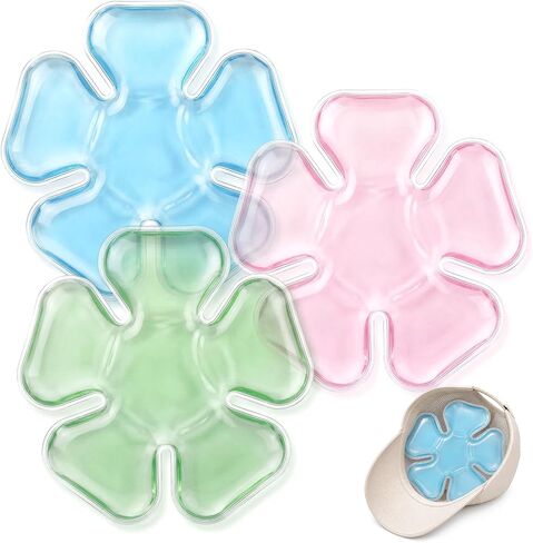 Cooling Hat Ice Pack Insert - Reusable Gel Cooling Sheets for Hats, Flexible Leak-Proof Design, Portable for Outdoor Activities, Adults & Kids in Saudi Arabia