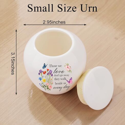 Dletay Small Urns for Human Ashes Keepsake Burial Mini Cremation Urn for Ashes Flower Memorials Decorative Caskets for Female Male in Kuwait