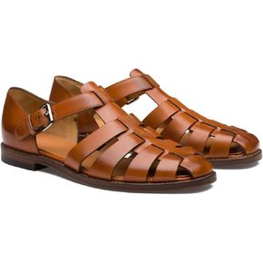 Casual Fisherman Men's Sandals in Genuine Leather - Closed Toe Breathable Summer Style for Everyday Wear in Saudi Arabia