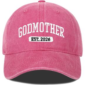 Godparents Proposal Gift, Adjustable Embroidered Baseball Hats for Godfather and Godmother in Saudi Arabia