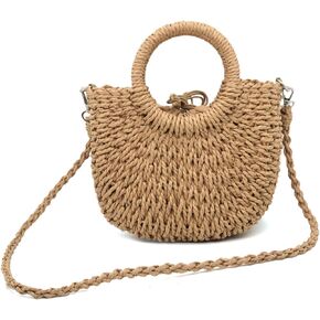 Straw Clutch Purses for Women Straw Beach Bag Summer Clutch Purses Top Handle Beach Vacation Woven Rattan Raffia Purse in Saudi Arabia