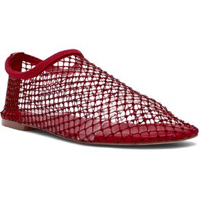 Steve Madden Women's Mino Ballet Flat, Cherry Red Rhinestone, 7 in Kuwait