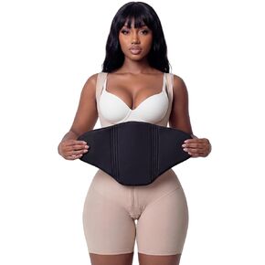 Snatched Body 360 Anatomical Ab Board | Foam Board Wrap with Side Protectors | Lipo Foam Board for Flat Tummy & Abdominal Compression Black in Saudi Arabia