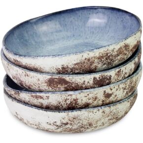 roro 5 Inch Handmade Ceramic Small Bowl, Rustic Coral in Saudi Arabia