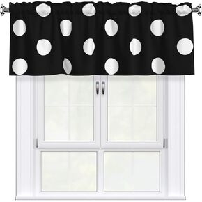 Soccer Ball Valance for Windows, Valance Curtains Window Treatments Farmhouse Rod Pocket Short Curtain for Kitchen Living Room Bedroom, 54 x 18 Inch in Saudi Arabia