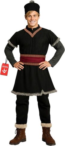 زي مورف لحصادة الجليد للرجال، أزياء خيالية للرجال، زي مستكشف القطب الشمالي للبالغين، أزياء الهالوين للرجال in Kuwait
