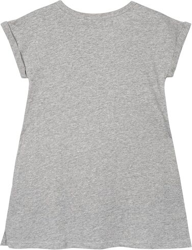 PopReal Girls Cute Sleeve T-Shirt Dresses Casual Crewneck Basic Spring Summer Dress Teen with Pockets 5-14 Years in Saudi Arabia