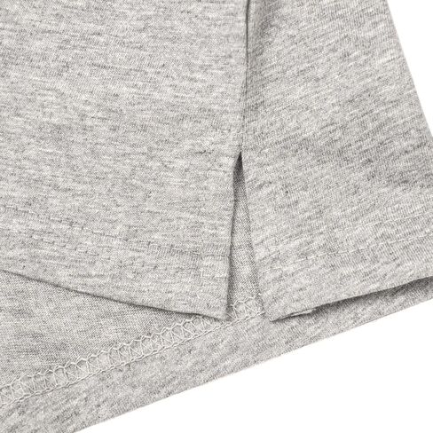 PopReal Girls Cute Sleeve T-Shirt Dresses Casual Crewneck Basic Spring Summer Dress Teen with Pockets 5-14 Years in Saudi Arabia